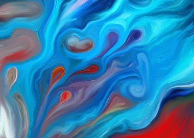 an abstract painting