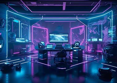 lightning gaming room