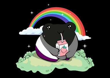 Subtle Asexual Pride Flog