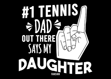 Tennis teacher Dad Daughte