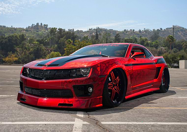 Chevrolet Camaro Red Car