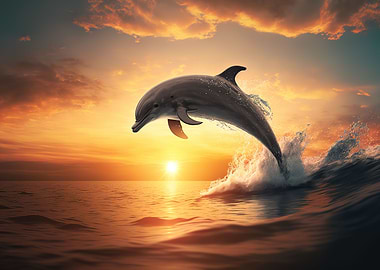 dolphins jumping