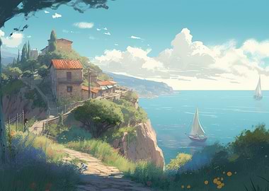 Mediterranean landscape