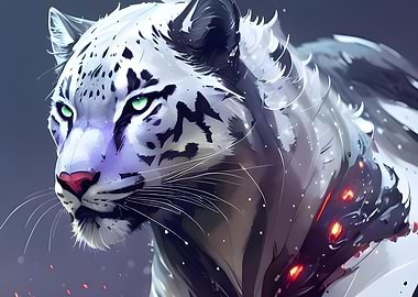 white leopard