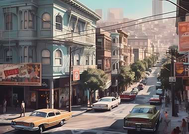 Retro Car In Building