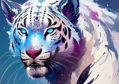 White tigers background
