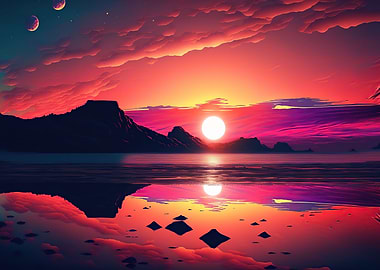 Sunset landscape
