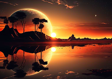 Sunset landscape