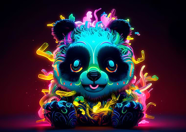 Cartoon panda
