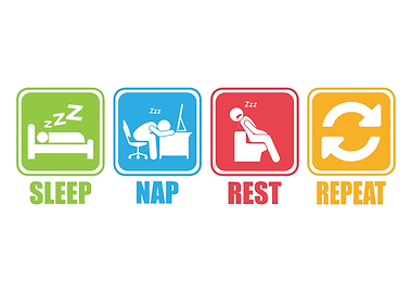 Nap Rest Sleep Repeat Bed
