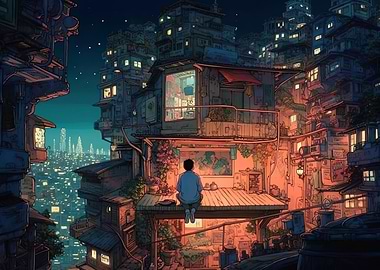 Anime Manga Cityscapes