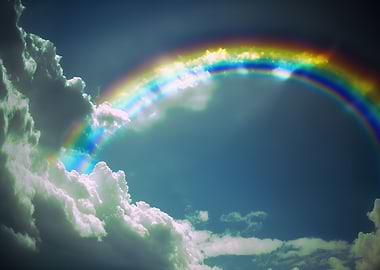 Clouds and rainbows