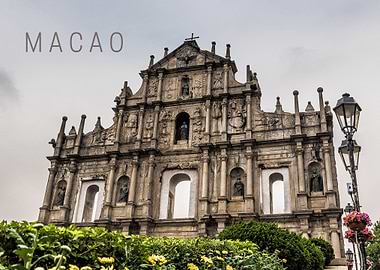 Macao Ruin of St Pauls