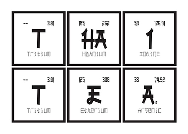 Thai Tea Periodic Table