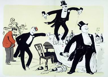 Fin de soire chez Maxims