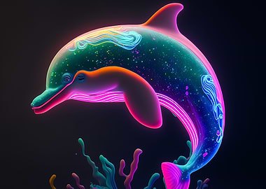 dolphin neon