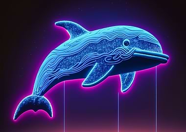 dolphin neon
