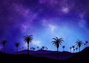 Palm Springs at Night