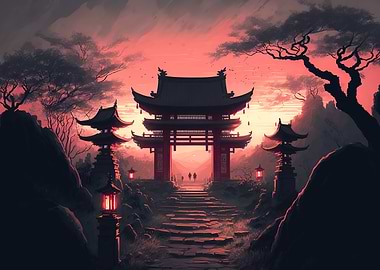 ancient japanese landscape