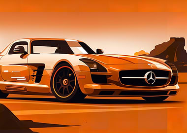 Mercedes SLS Car