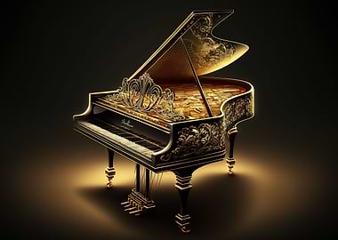 piano colorful
