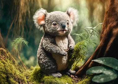 Koala in the forest