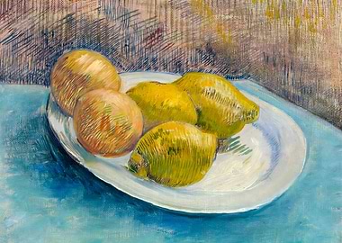 Dish with Citrus Fruit