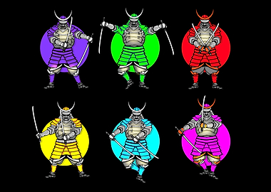 Samurai Gift Kids Dancing