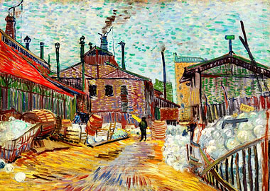 The Factory 1887 Van Gogh