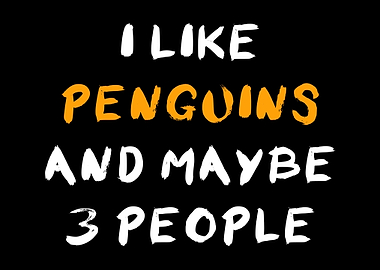 Penguins And 3 People