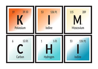 Kim Chi Table of Elements