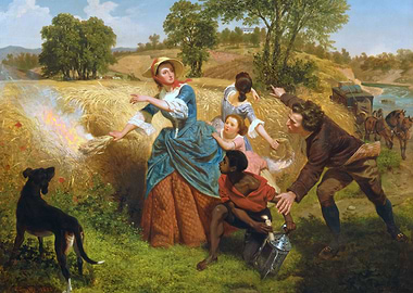 Burning The Wheat Fields