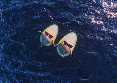 Avocado and his girlfriend