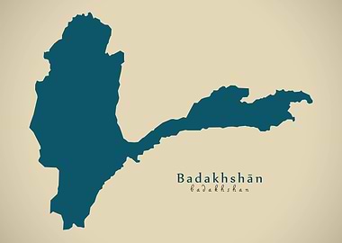 Badakhshan province map