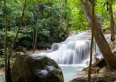 Waterfall long exposure