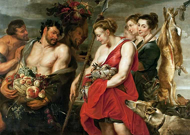 Diana Presentig the Catch