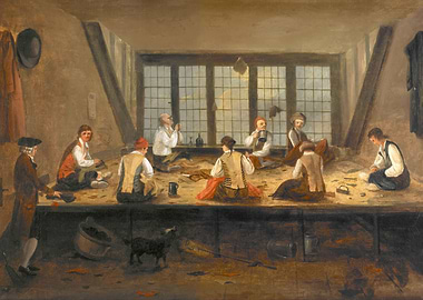 Interior of Tailors Shop