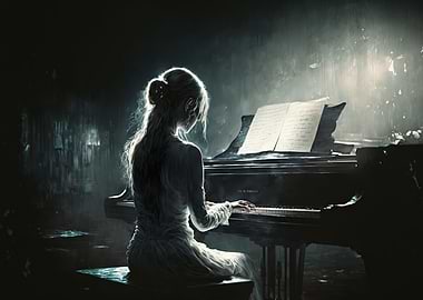 playing piano