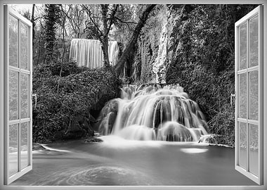 Window view waterfall