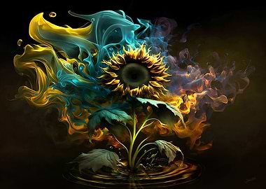 Abstract Sunflower