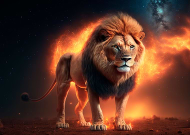 Fantastic lion