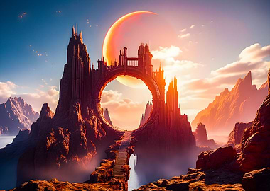 Stairway to the portal