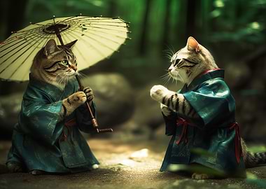samurai cat