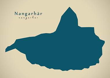 Nangarhar province map