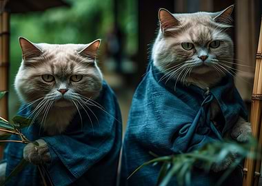 samurai cat