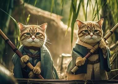 samurai cat