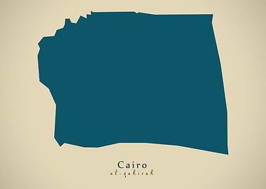 Cairo governorate map