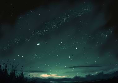 Beautiful night sky