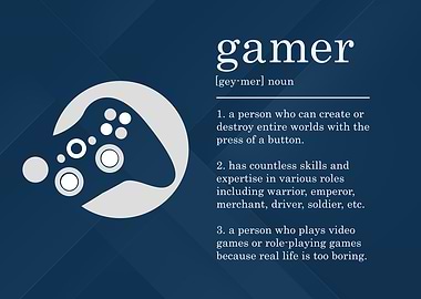 Funny Gamer Definition