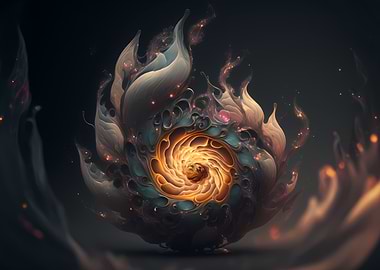 Fantastic dreamy flower